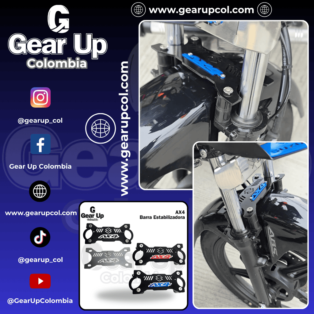 AX4 ABS - Estabilizador de Barra + Logo 3D