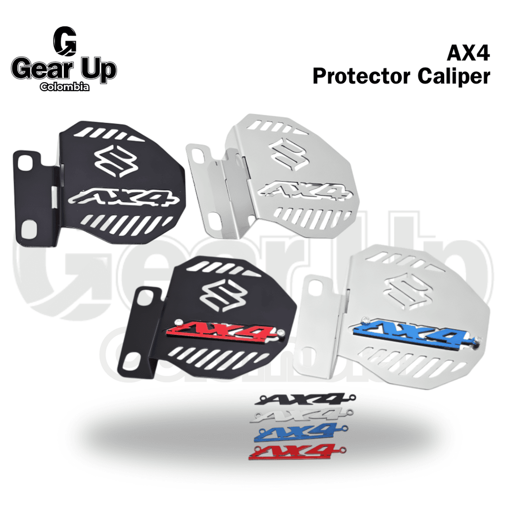AX4 ABS - Protector de Caliper + Logo 3D