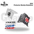 AX4 y AX4 ABS - Protector Bomba Delantera + Logo 3D