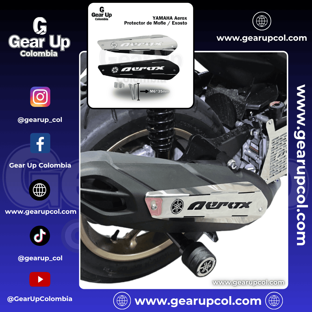 Aerox 155 - Protector de Mofle / Exosto