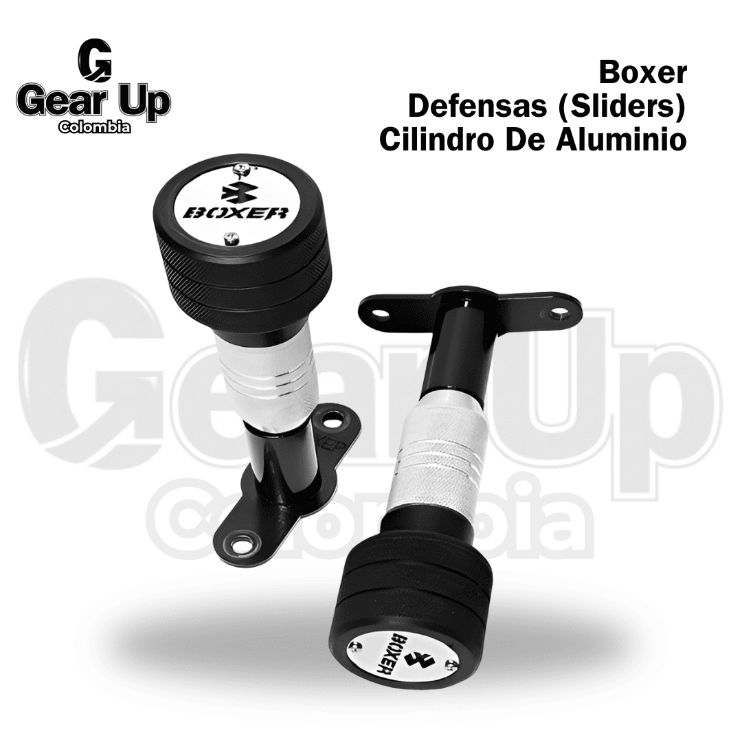 Boxer CT 100 - Defensas (Sliders) Cilindro De Aluminio