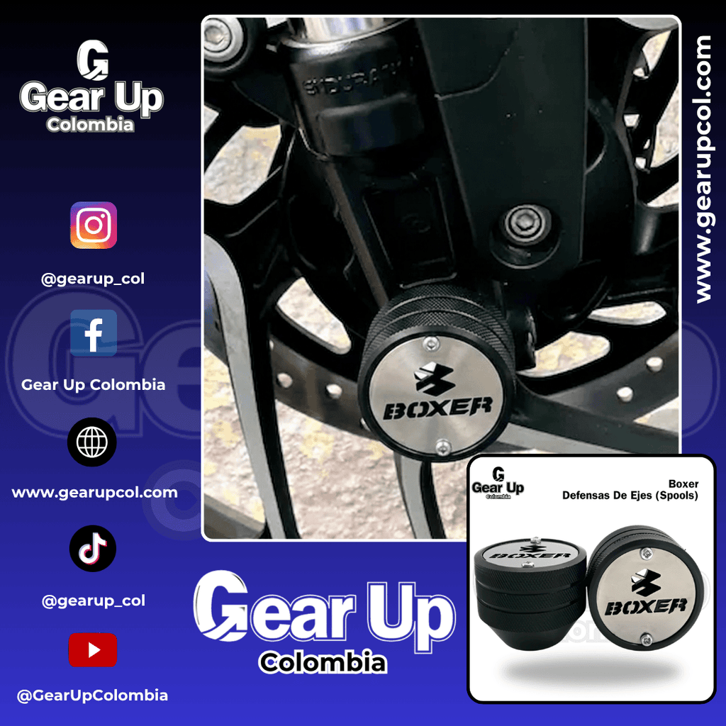 Boxer CT 100 - Defensas De Ejes (Spools)