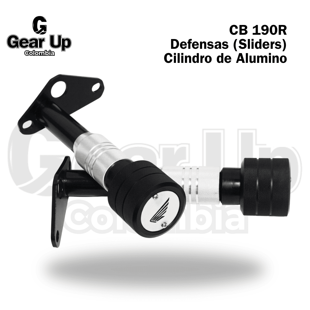 CB 160/190 - Defensas (Sliders) Cilindro de Aluminio