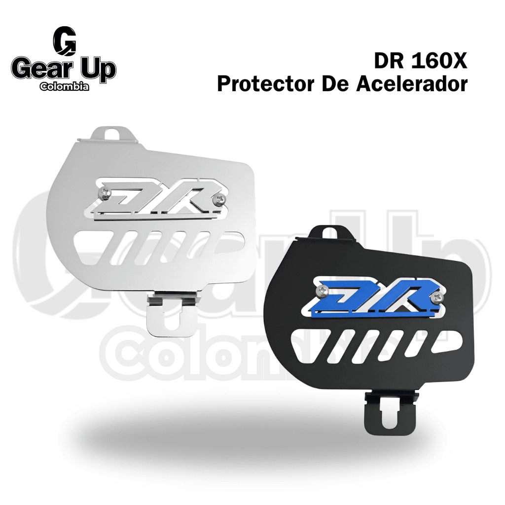 DR 160X - Protector De Acelerador + Logo 3D