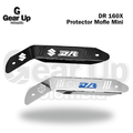 DR 160X - Protector De Mofle Mini + Logo 3D