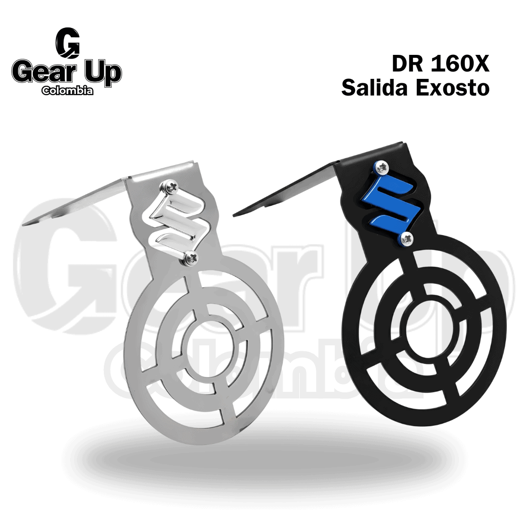 DR 160X - Protector Salida Exosto + Logo 3D