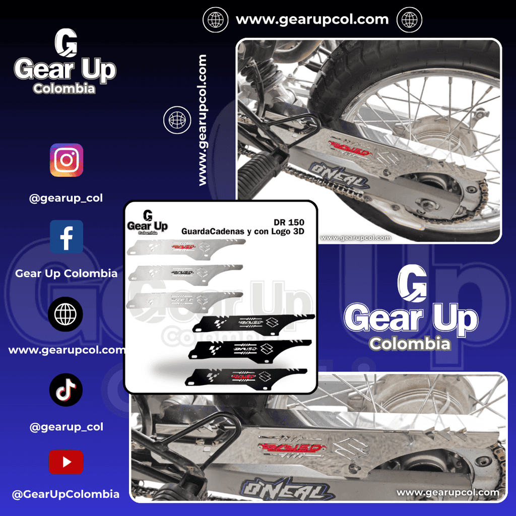 DR 150 - GuardaCadena + Logo 3D