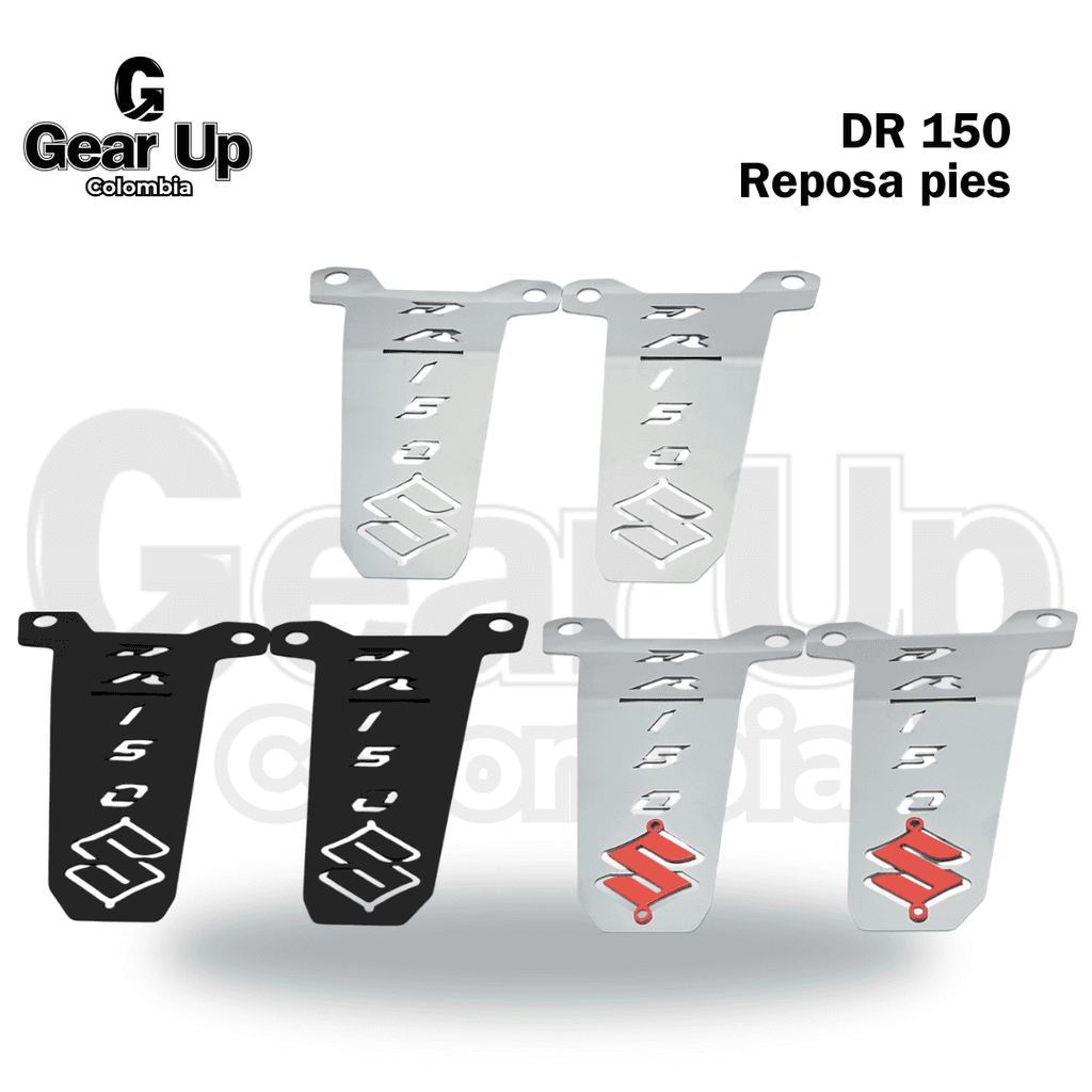 DR 150 - Reposa Pies + Logo 3D