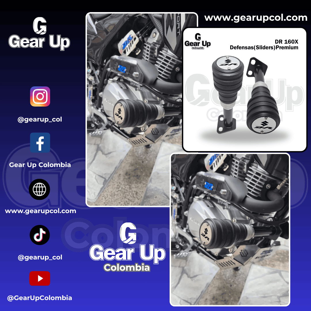 DR 160X - Defensas (Sliders) Premium