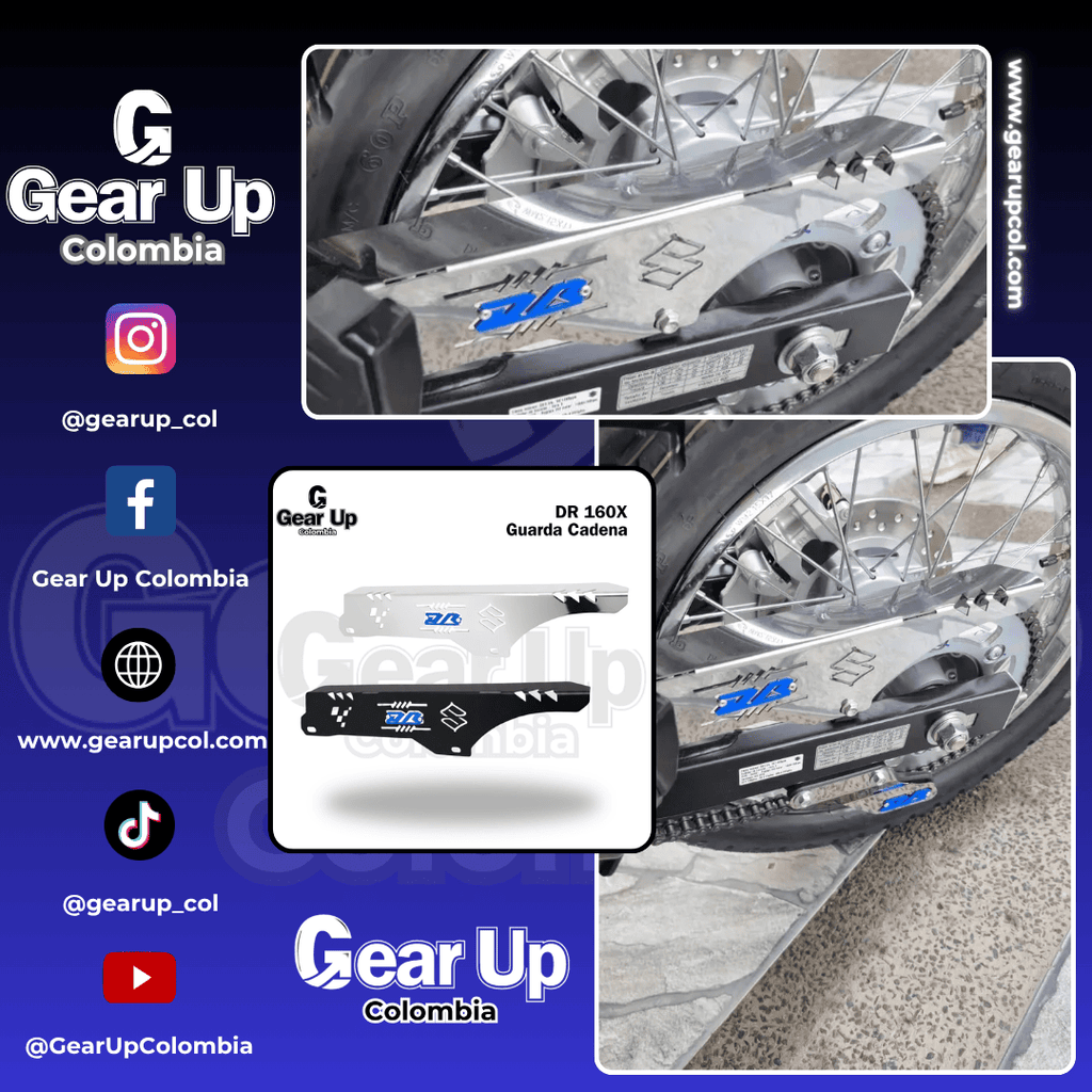 DR 160X - Kit Protectores + Logo 3D
