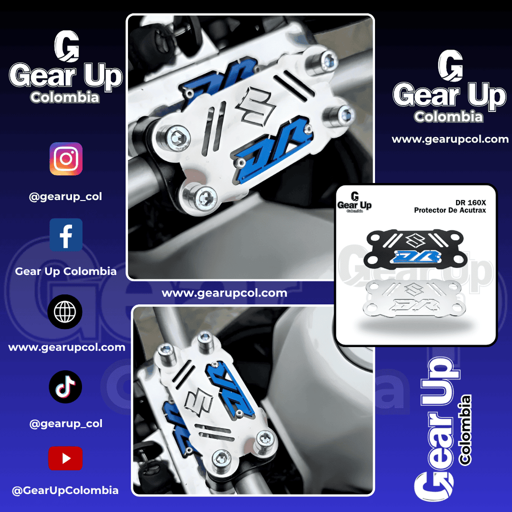 DR 160X - Protector De Acutrax + Logo 3D