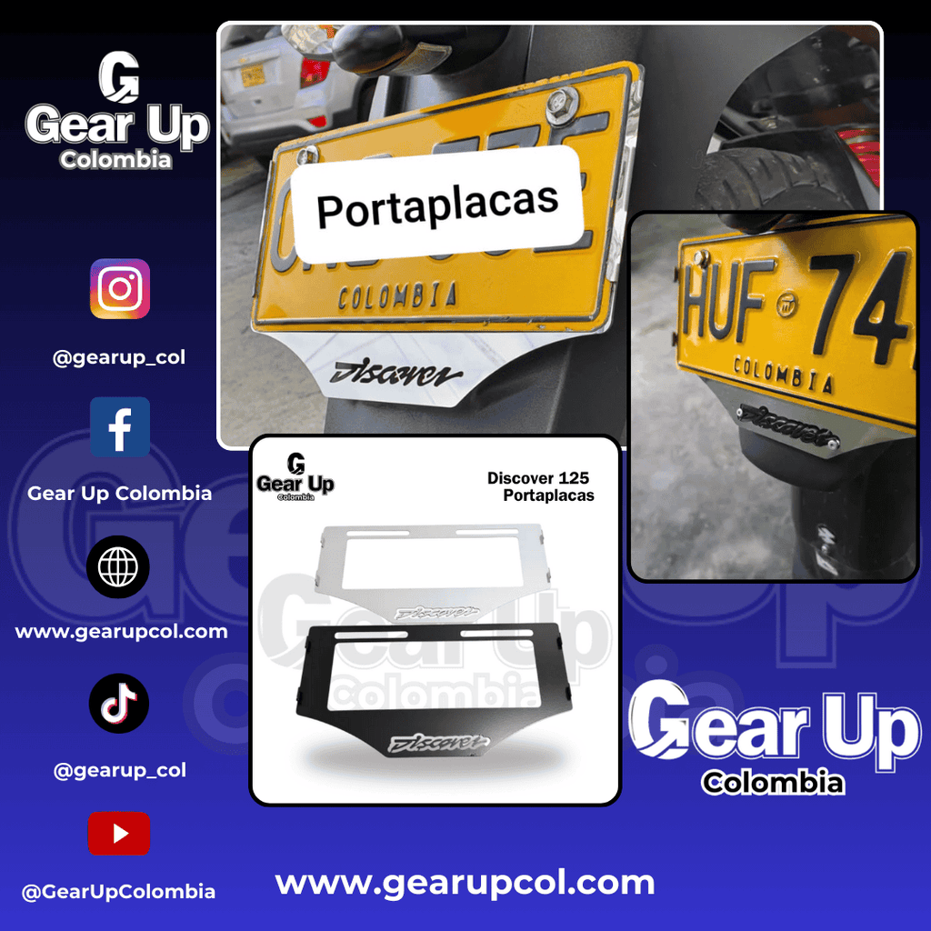 Discover 125 ST - Portaplacas