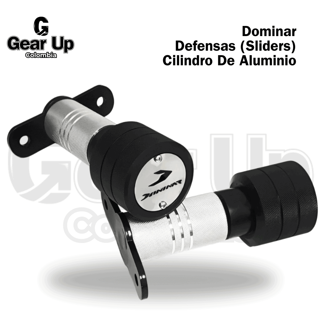Dominar 250 - Defensas (Sliders) Cilindro de Aluminio