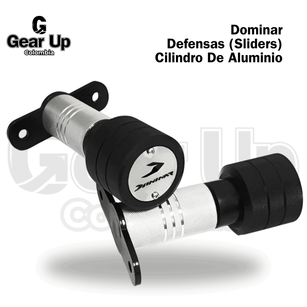 Dominar 400 - Defensas (Sliders) Cilindro de Aluminio