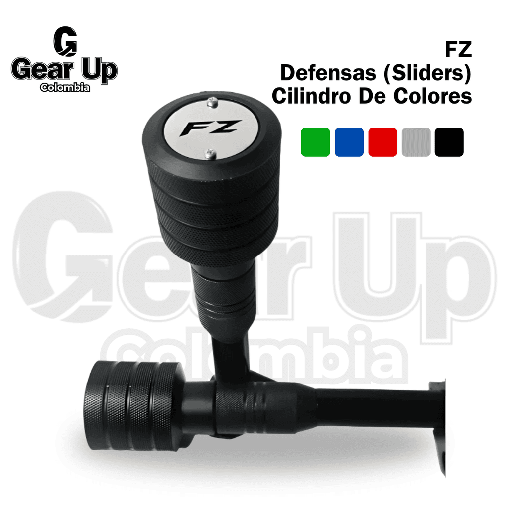 FZ 3.0 - Defensas (Sliders) cilindro de Colores