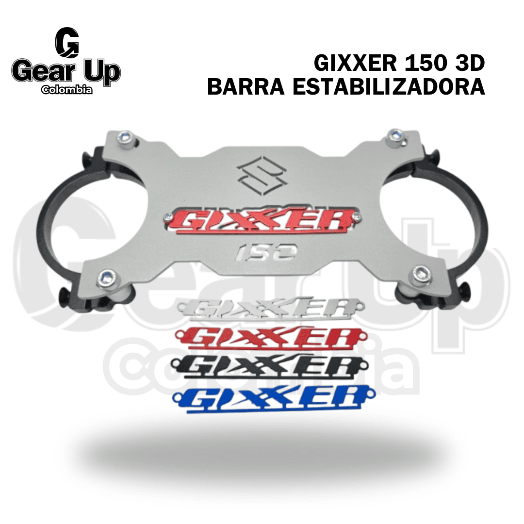 Gixxer 150 - Estabilizador de Barras + Logo 3D