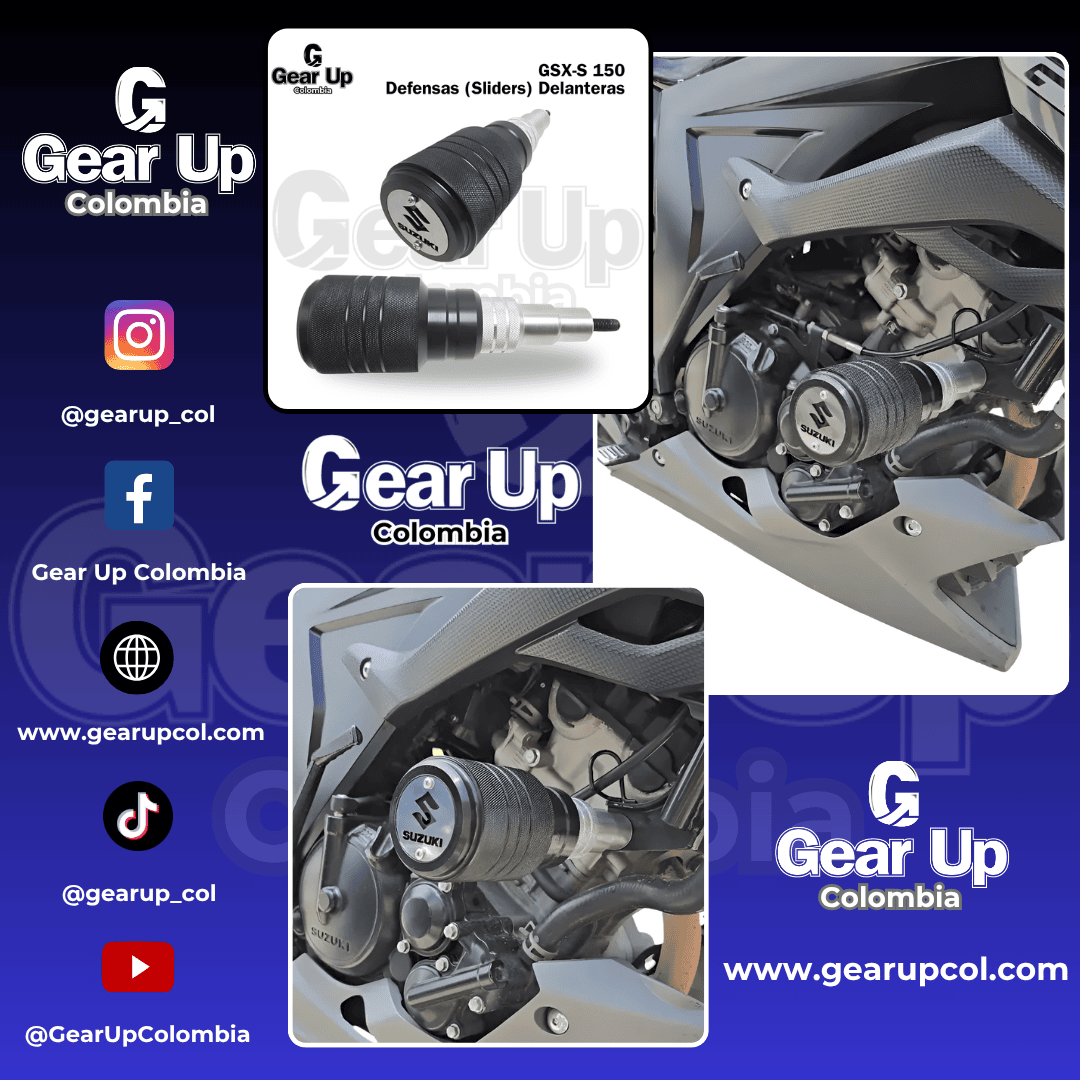 GSX-S 150 - Defensas (Sliders) Premium