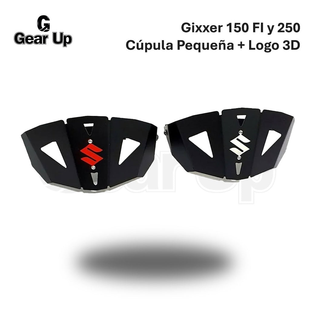 Gixxer 150 FI y 250 - Cúpula Pequeña + Logo 3D