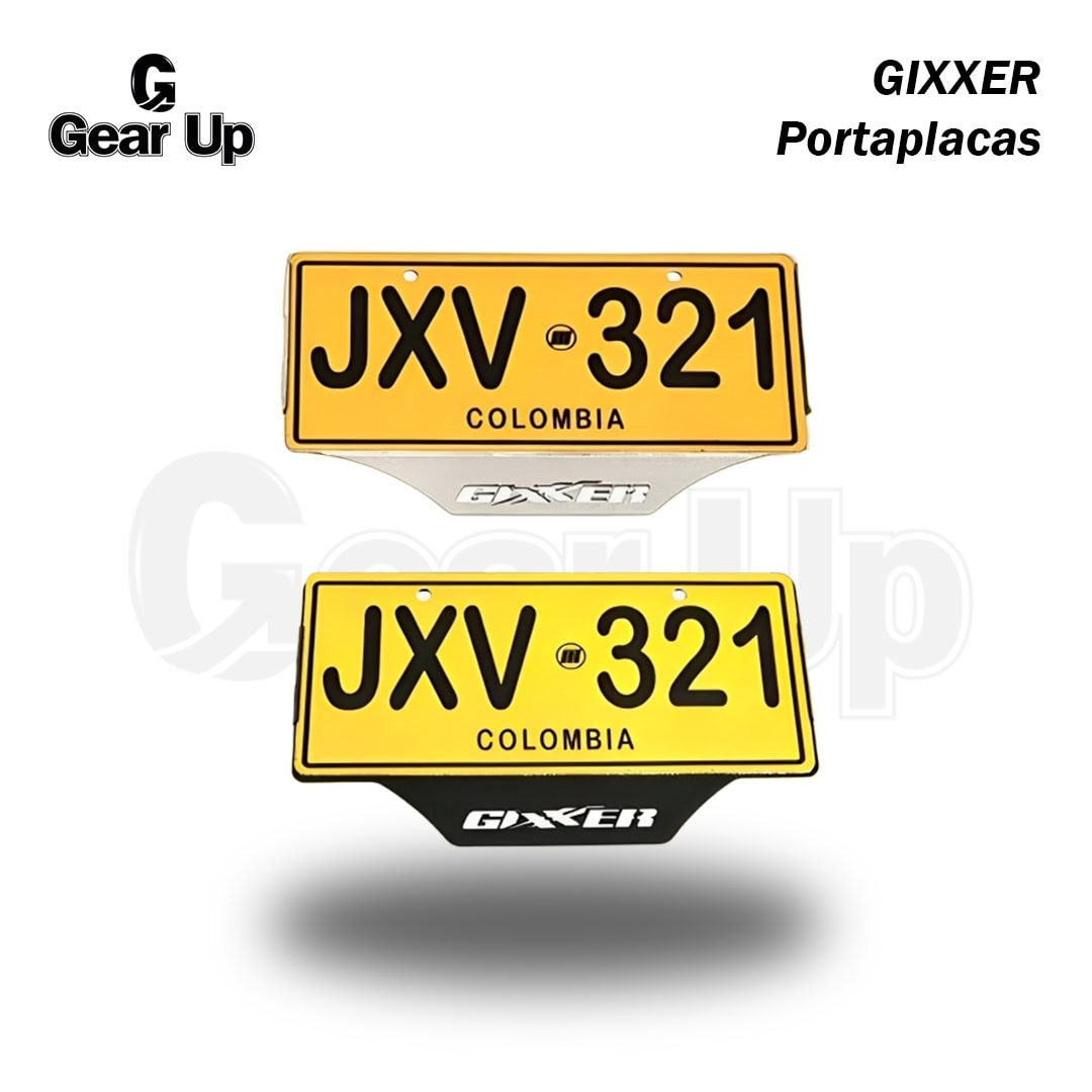 Gixxer - Portaplacas