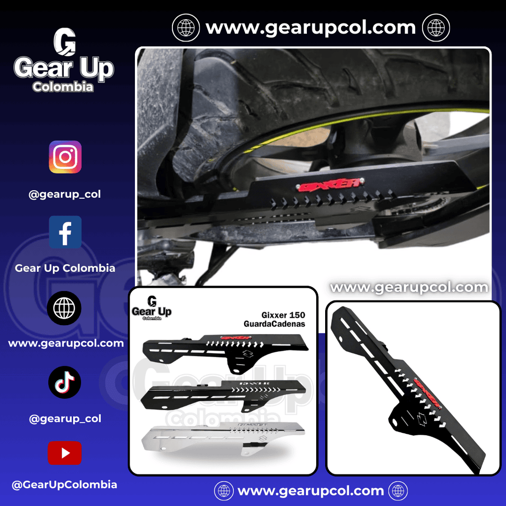 Gixxer 150 - GuardaCadena + Logo 3D