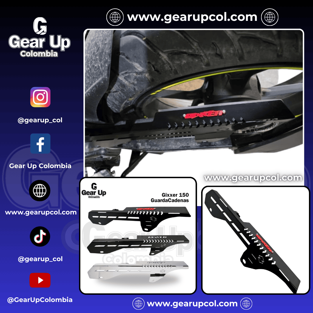 Gixxer 150 - GuardaCadena + Logo 3D