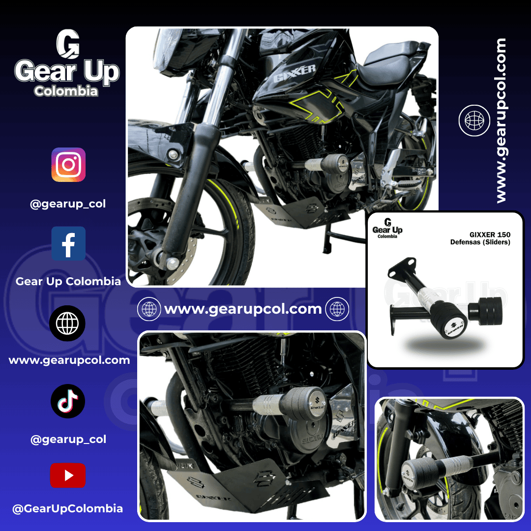 Gixxer 150 - Defensas (Sliders) Premium