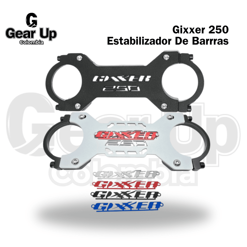 Gixxer 250 - Estabilizador de Barras + Logo 3D