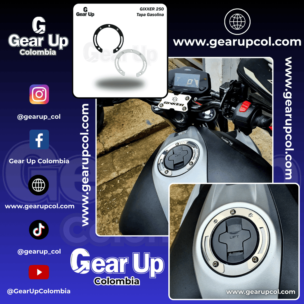 Gixxer 150 y 250 - Protector Tapa Gasolina