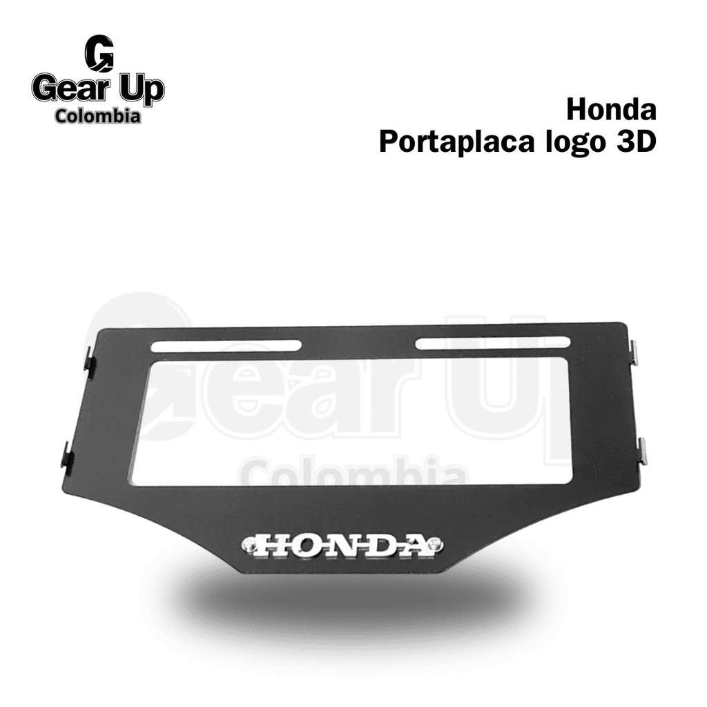 Honda - Portaplacas + Logo 3D