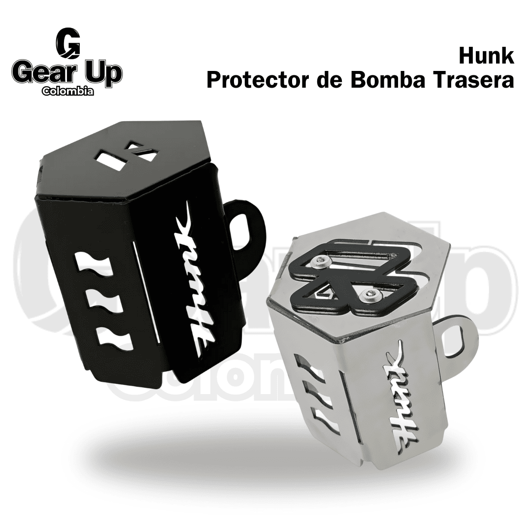 Hunk 125 R - Protector Bomba Trasera + Logo 3D