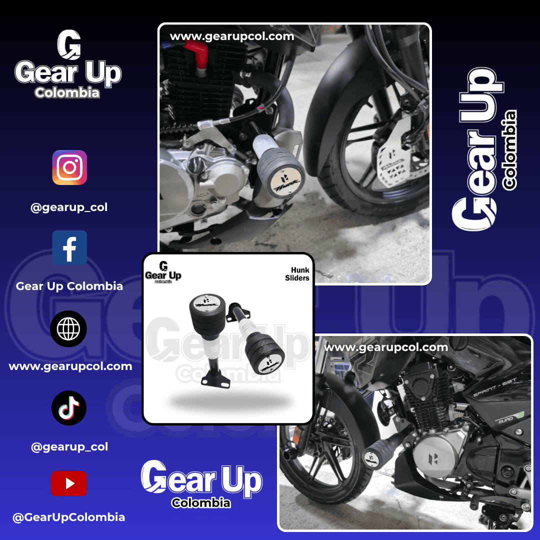 Hunk 125 R - Defensas (Sliders) Cilindro de Aluminio