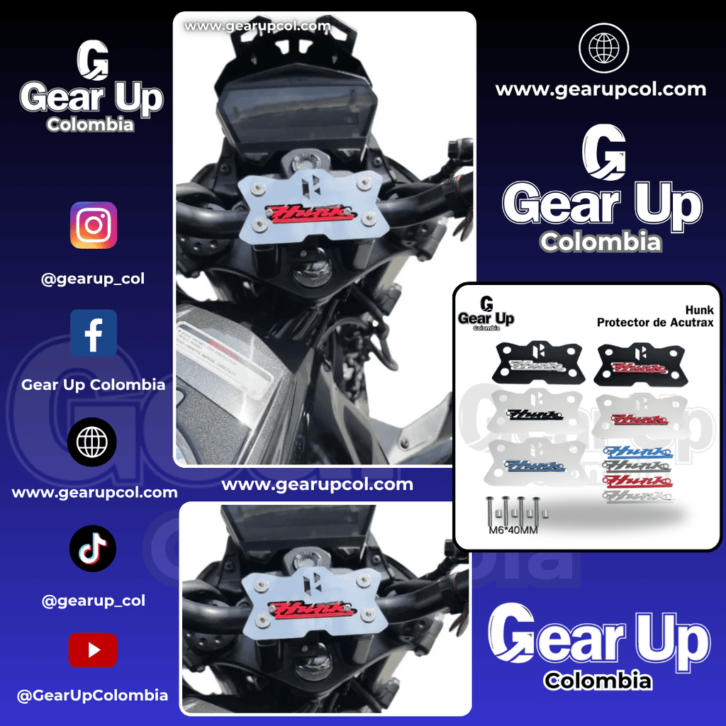 Hunk 125 R - Protector de Acutrax + Logo 3D