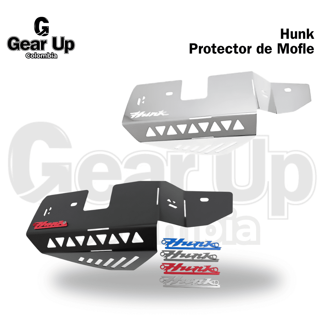 Hunk 125 R - Protector de Mofle + Logo 3D