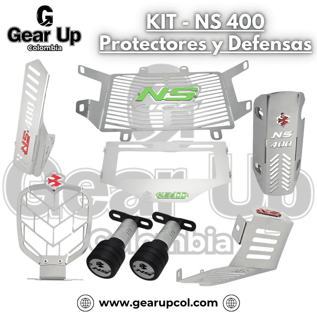 NS 400 Z - Kit Protectores + Logo 3D