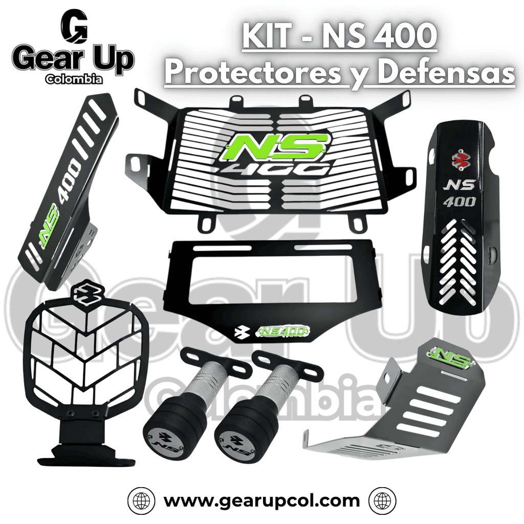 NS 400 Z - Kit Protectores + Logo 3D