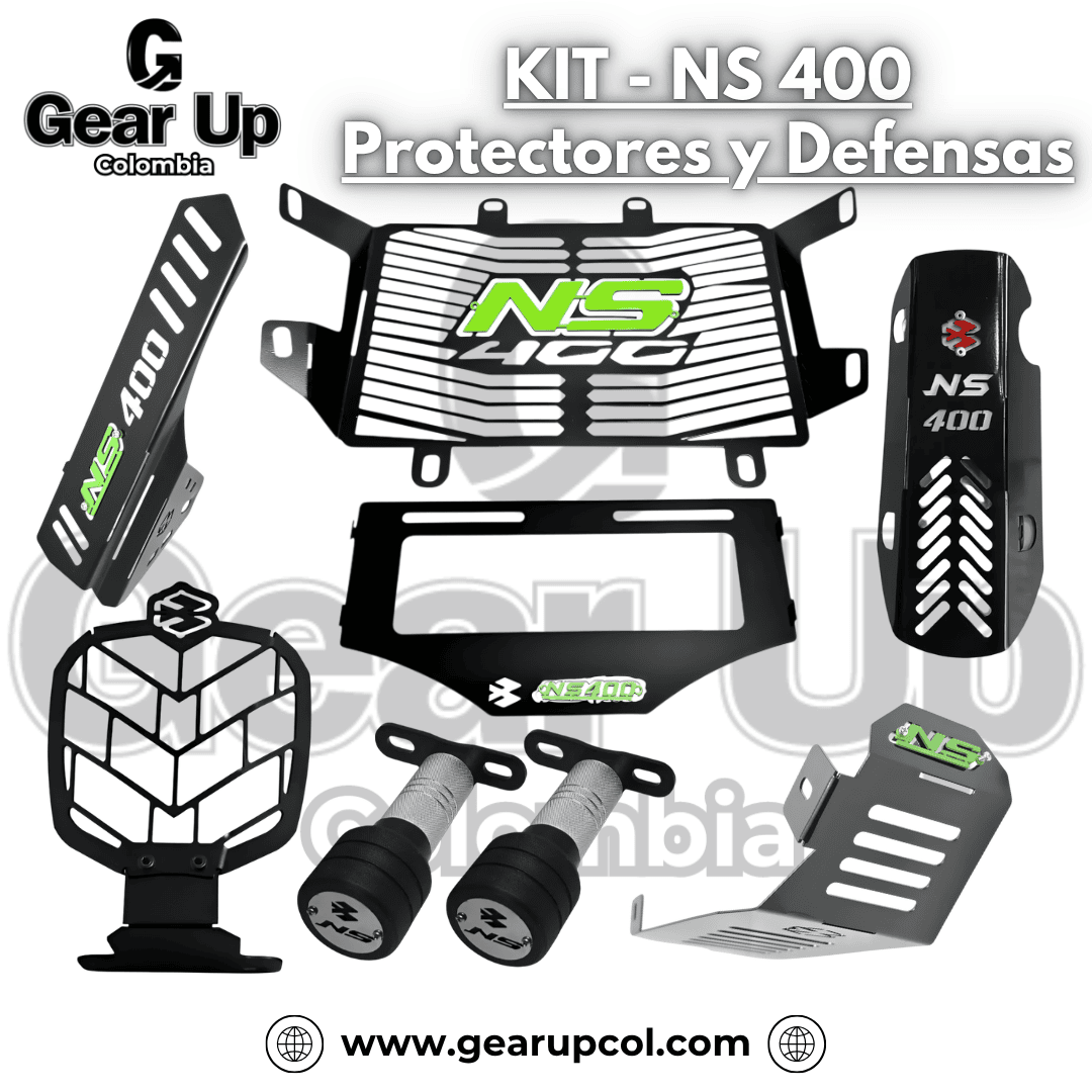 NS 400 Z - Kit Protectores + Logo 3D