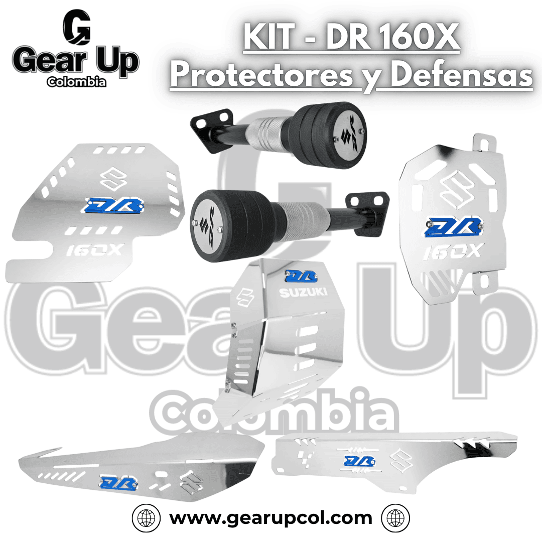 DR 160X - Kit Protectores + Logo 3D