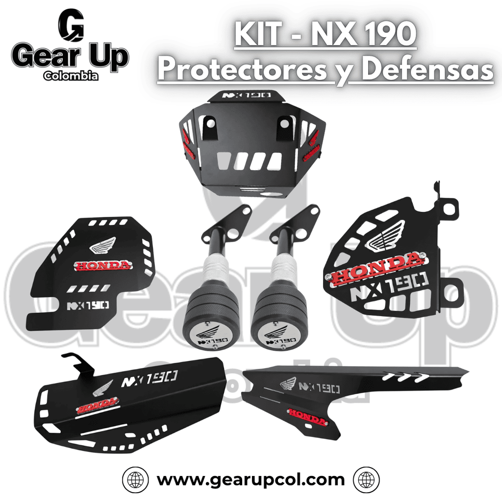 NX 190 - Kit Protectores + Logo 3D