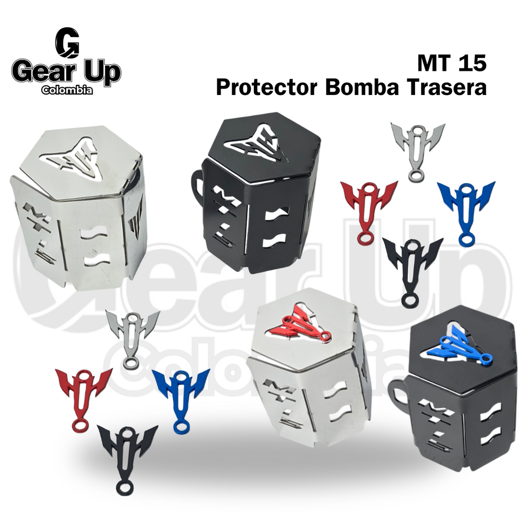 Protector Bomba Trasera + Logo 3D - MT15