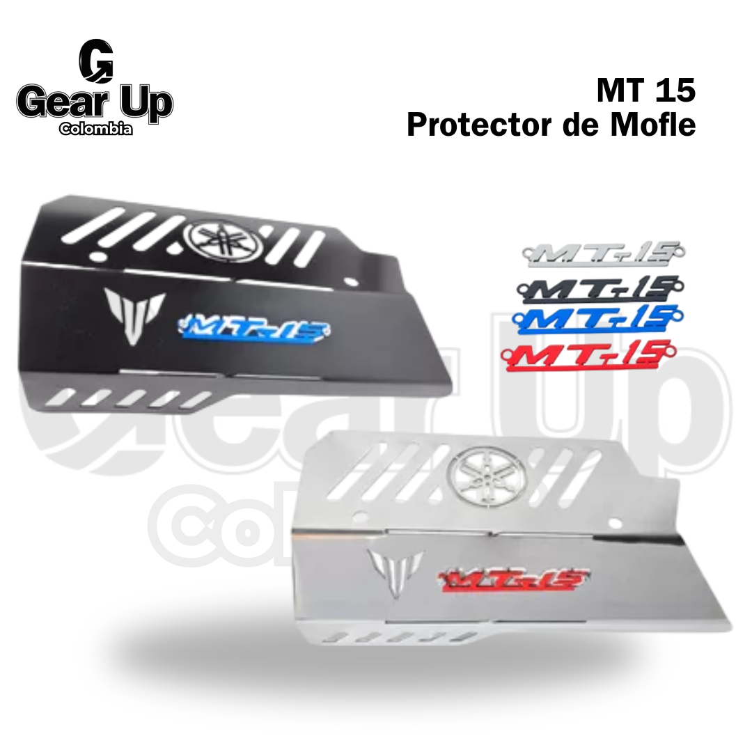 Protector Mofle / Exosto- Logo 3D - MT 15