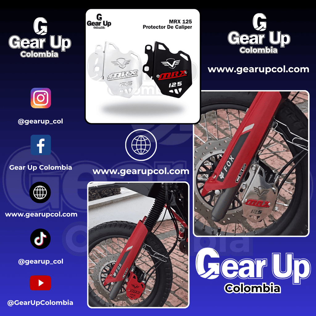 MRX 125 - Protector De Caliper + Logo 3D