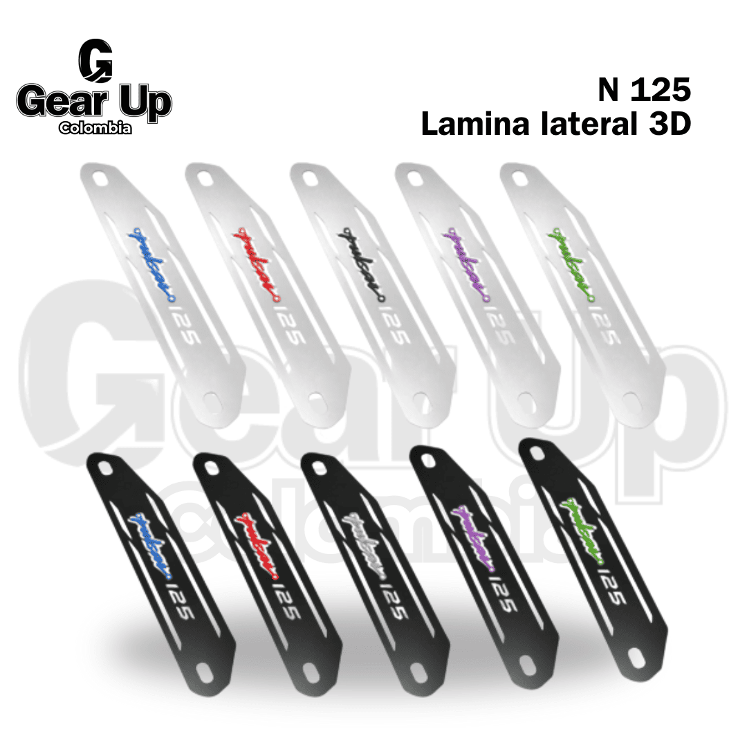 N 125 - Lamina Lateral + Logo 3D