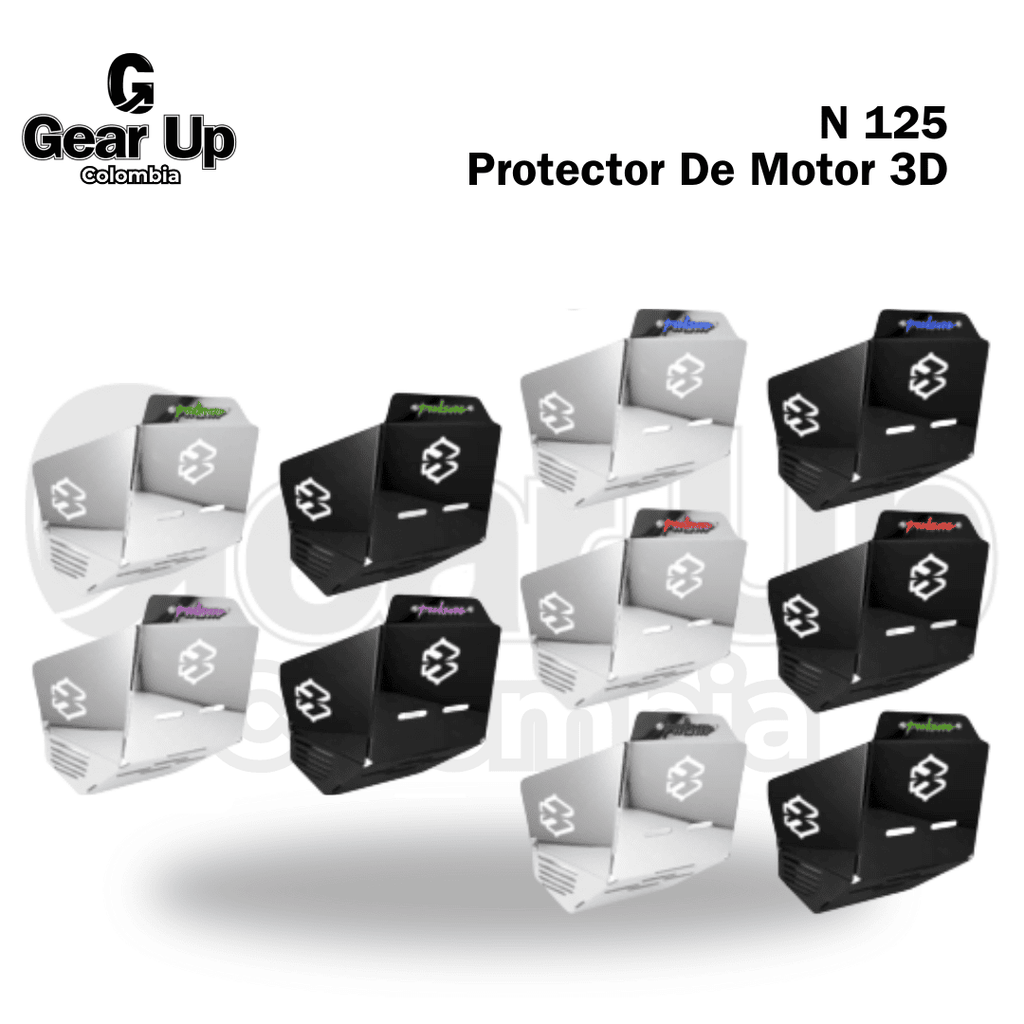 N 125 - Protector de Motor / Pechera + Logo 3D