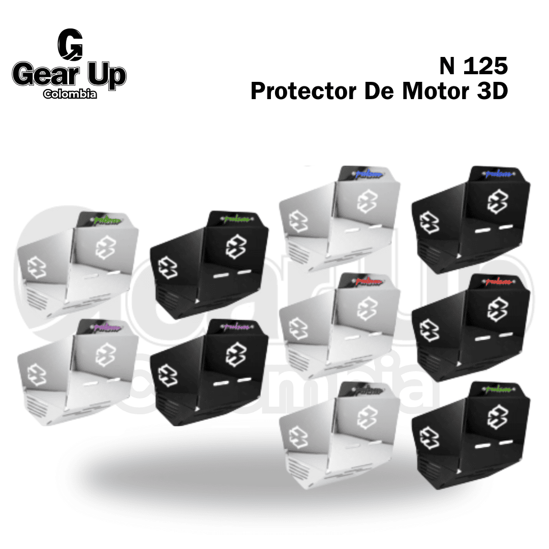N 125 - Protector de Motor / Pechera + Logo 3D