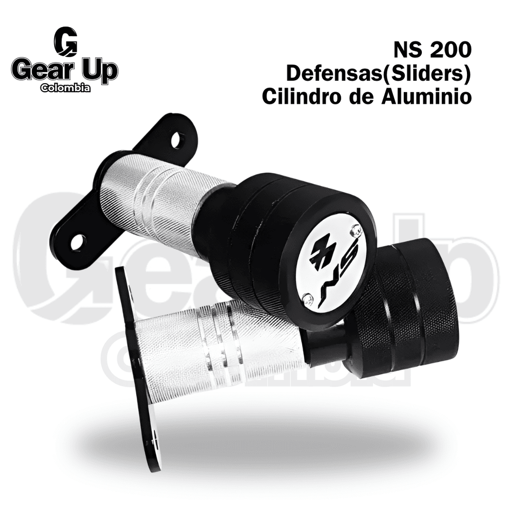 NS 200 - Defensas (Sliders) Cilindro de Aluminio