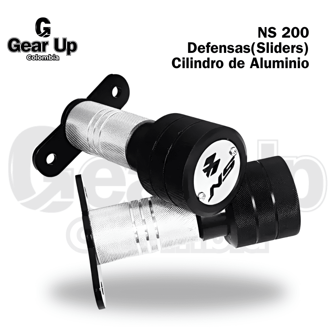 NS 200 - Defensas (Sliders) Cilindro de Aluminio