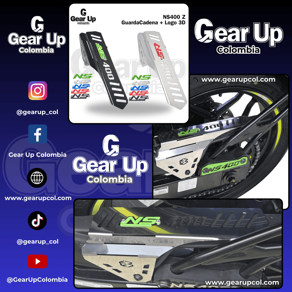 NS 400 Z - Kit Protectores + Logo 3D