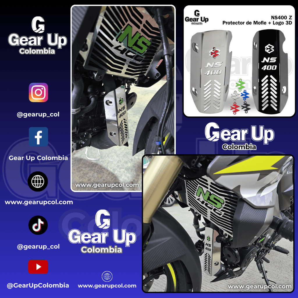NS 400 Z - Kit Protectores + Logo 3D
