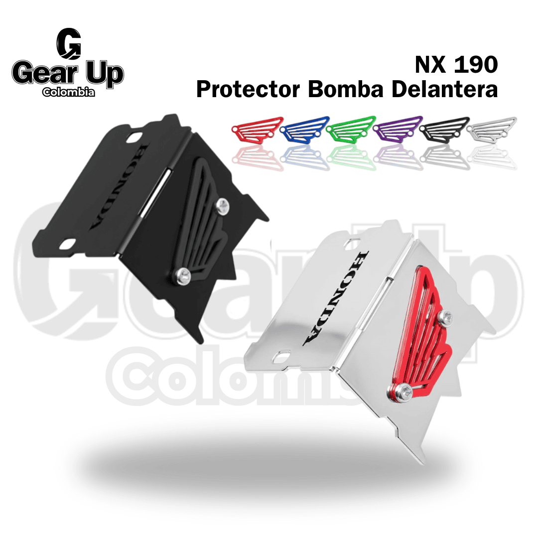 NX 190 - Protector Bomba Delantera + Logo 3D