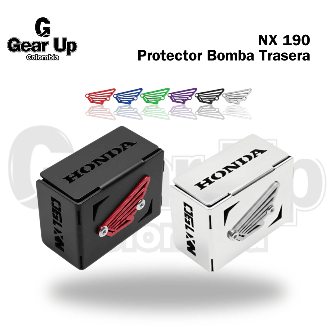 NX 190 - Protector Bomba Trasera + Logo 3D